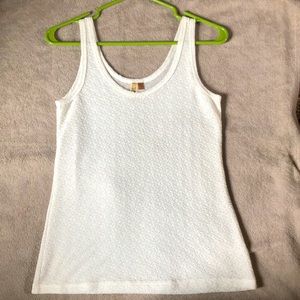 BKE Tank Top | Textured | Opaque / See Through| Great Layering Cute Bra or Tank